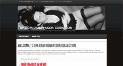 Desktop Screenshot of kamirobertson.com
