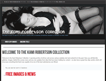 Tablet Screenshot of kamirobertson.com